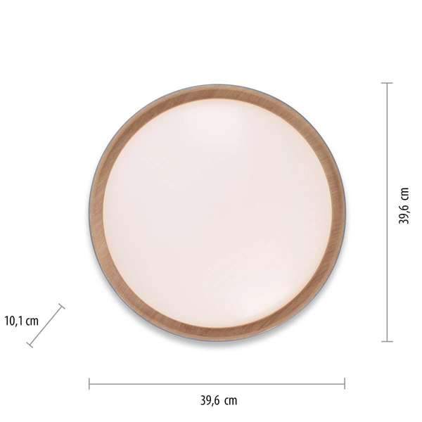 Sypialniana lampa sufitowa Emilia 14347-15 Just Light LED 32W 3000K szary