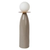 Lampa z porcelany stołowa Figaro 13544/45/36 Lucide szklana kula szara