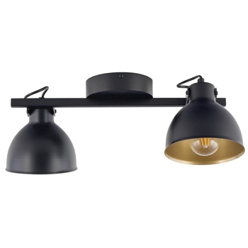 Loftowa lampa sufitowa MARS Sigma 2-punktowa czarna