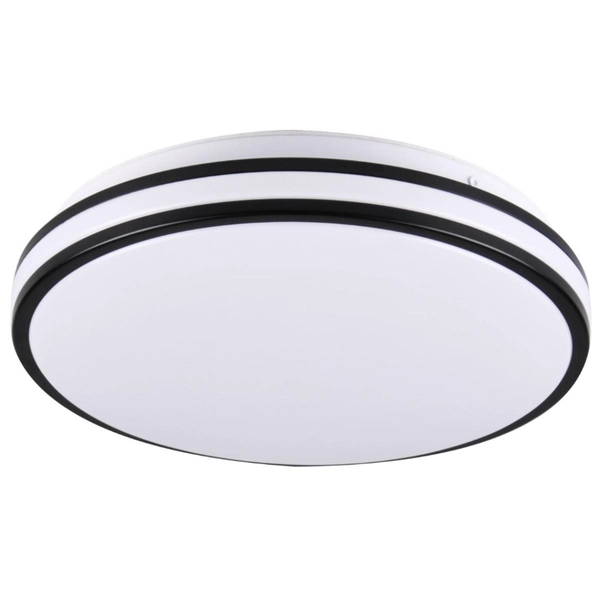 Ledowa lampa sufitowa plafon Orbit 318985 24W okrągły czarny