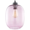 Zwisająca lampa owalna Elio 3181 TK Lighting salonowa szklana różowa