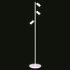 Stojąca lampa z regulacją Kayla K-4419 Kaja tuby metalowe białe