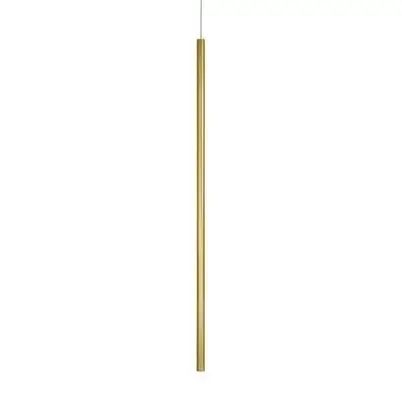 LAMPA wisząca BUGA LE41357 Luces Exclusivas metalowa OPRAWA zwis LED 5W 3000K tuba złota