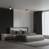Sufitowa lampa do salonu Kendal
LP-6331/1SM BK movable Light Prestige metalowa czarna