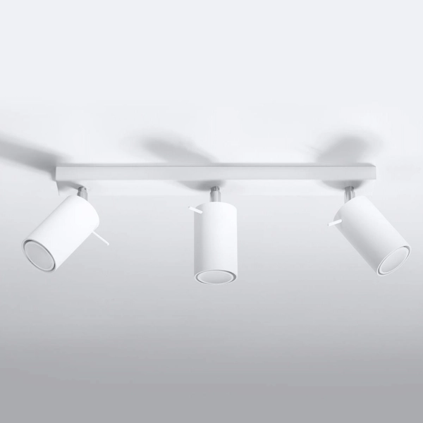 Lampa sufitowa reflektorki Ring SL.0089 Sollux regulowana biała