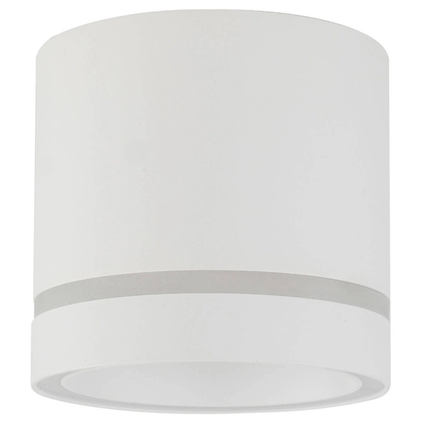 Lampa nasufitowa Jet 4334 do sypialni tuba rurka sopel biała