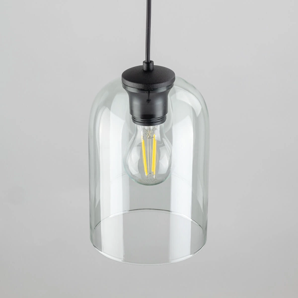 Lampa wisząca nad stół Molly 10298 do kuchni szklana zielona czarna