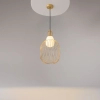 Metalowa zwisająca lampa Levitation MOD376PL-01G1 druciana mosiądz