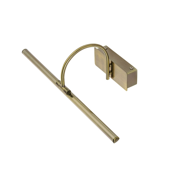 Galeryjka LAMPA ścienna GIOTTO LED 8168 Nowodvorski metalowa OPRAWA kinkiet LED 8W 3000K nad obrazy mosiądz