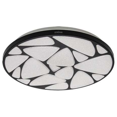 Plafon LAMPA sufitowa MINERAL LED C 03726 Ideus metalowa OPRAWA plafon LED 48W 3000K - 6500K okrągły IP44 biały czarny