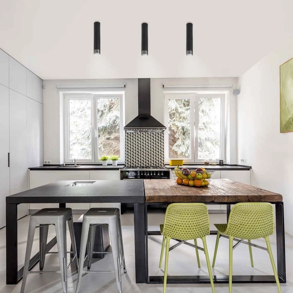 Spot LAMPA sufitowa ZIRCON 5075 Rabalux nowoczesny downlight do sypialni czarny