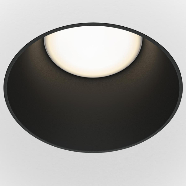Wpuszczana lampa sufitowa Share DL051-01-GU10-RD-WB biała czarna