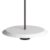 Lampa wisząca metalowa Rotonde ABR-LWO-RTO-10W-BZ LED 10W biała czarna