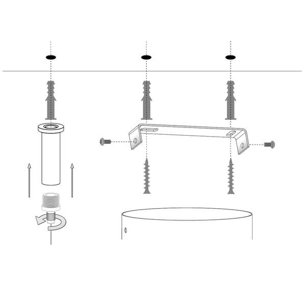 Lampa wisząca molekułowa Andy 33609 Sigma nad stół kule czarna biała