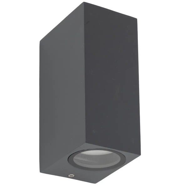 Naścienna lampa zewnętrzna Axis 10970 prostokątna IP44 szary