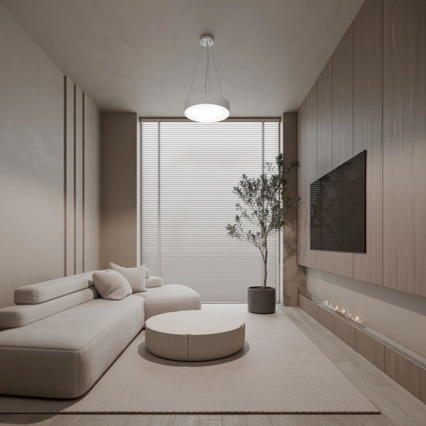 Lampa wisząca Cleo 1307623600400 Temar LED 43W 4000K zwis biała