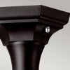 Stojąca lampa ogrodowa KINSALE-PED-POR Elstead outdoor czarna