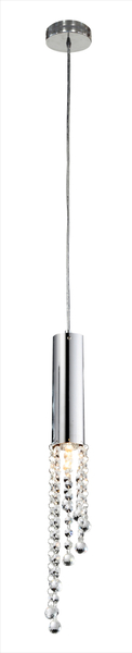 Lampa wisząca DUERO 31-25241 LED 3W 3000K-3200K tuba crystal chrom