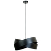 Zwisowa lampa sypialniana Tornado 1142 Zumaline metalowa czarna