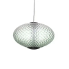 Jadalniana lampa wisząca CORVELA LE45178 LED 12W 3000K owalna zielona szara