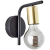 Ścienna lampa loftowa Kerry 99840/72 metalowa czarna mosiądz