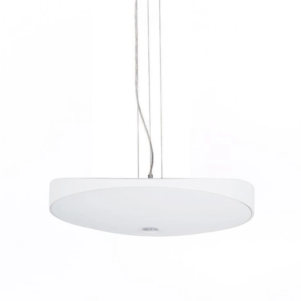 Biała lampa wisząca Campana AZ0566 Azzardo do przedpokoju biała