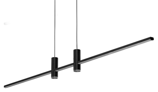 Wisząca lampa ledowa Gerardo AZ5447 24W 3000-6000K pilot czarna