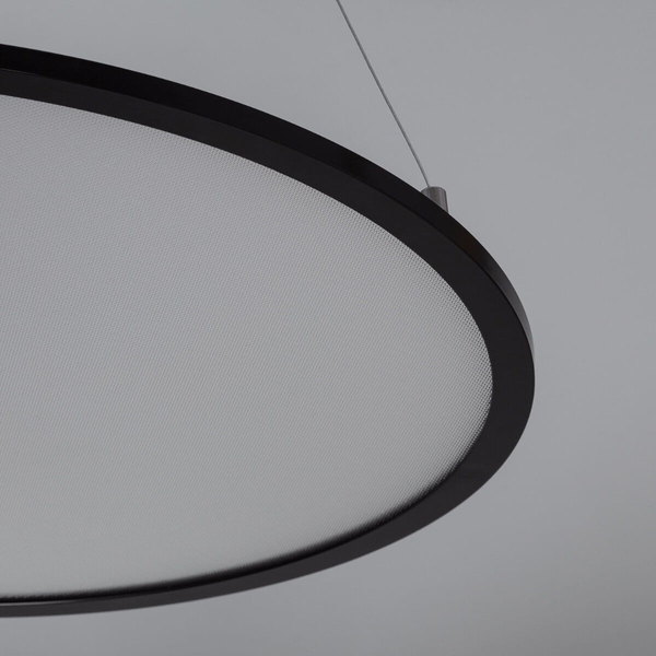 Zwisająca lampa Biuro ABR-LWBO-36W-3000K LED 36W 3000K okrąg czarna