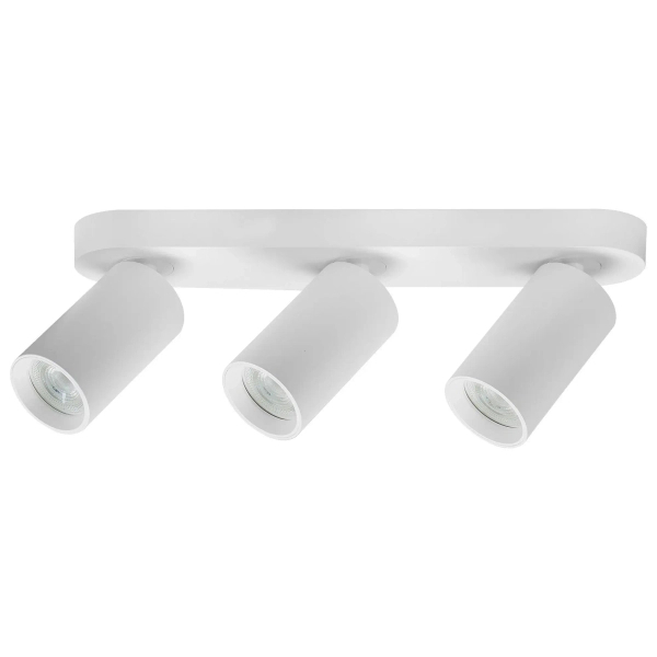 Trójpunktowa sufitowa lampa Yorli 73087 spoty tubki biały