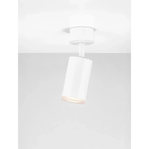 Ruchoma sufitowa lampa tubka ZENFARO LE45676 biały