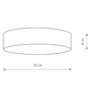 Natynkowa lampa salonowa Lid Round 10416 Nowodvorski LED 25W 4000K czarna
