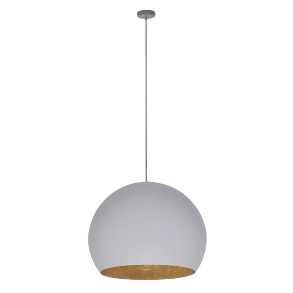 Wisząca lampa Margo 41089 półokrąg do kuchni szara złota