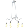 Lampa wisząca BASSO 36-71026 metalowa industrialny zwis hygge białe