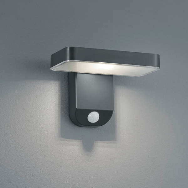 Kinkiet z czujnikiem ruchu Esquel R22261142 LED 5W 3000K IP44 antracyt