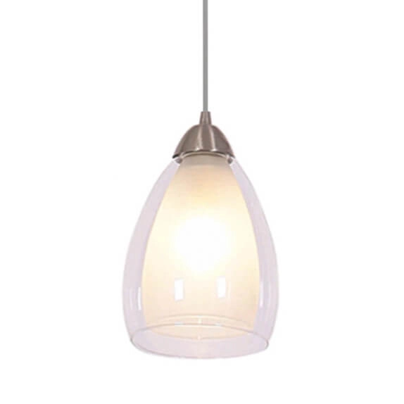 LAMPA wisząca NIKI LP-567/1P transp Light Prestige szklana OPRAWA loftowy zwis przezroczysty