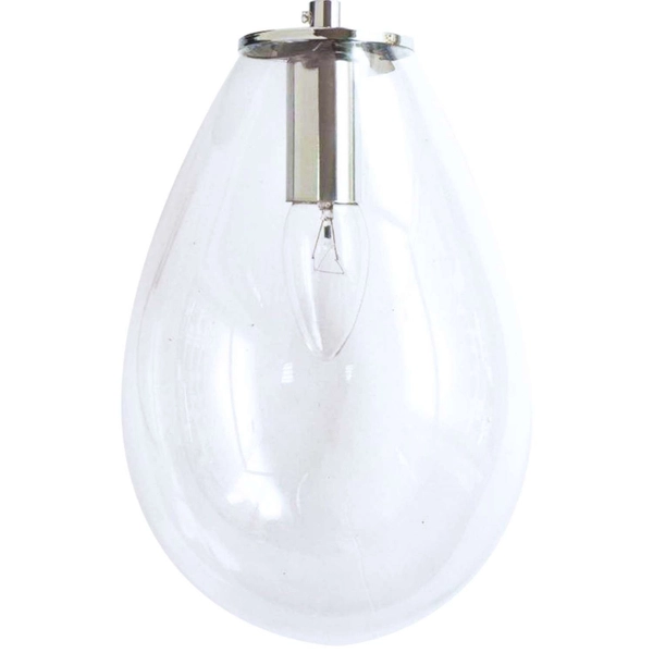 LAMPA ścienna FONDI LP-1214/1W Light Prestige szklana OPRAWA kinkiet przezroczysty czarny