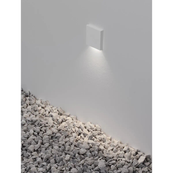 Zewnętrzny ścienny kinkiet TENAVIA LE75339 LED 1W 3000K IP67  biały