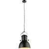LAMPA wisząca KUTUM 15283 Globo metalowa OPRAWA zwis na łańcuchu loft czarny