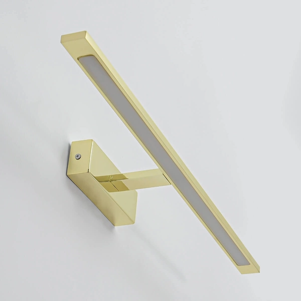 Łazienkowa LAMPA ścienna ISLA GS-LWB-20W/3 GOLD Light Prestige OPRAWA kinkiet LED 20W 3000K galeryjka nad lustro IP44 złota