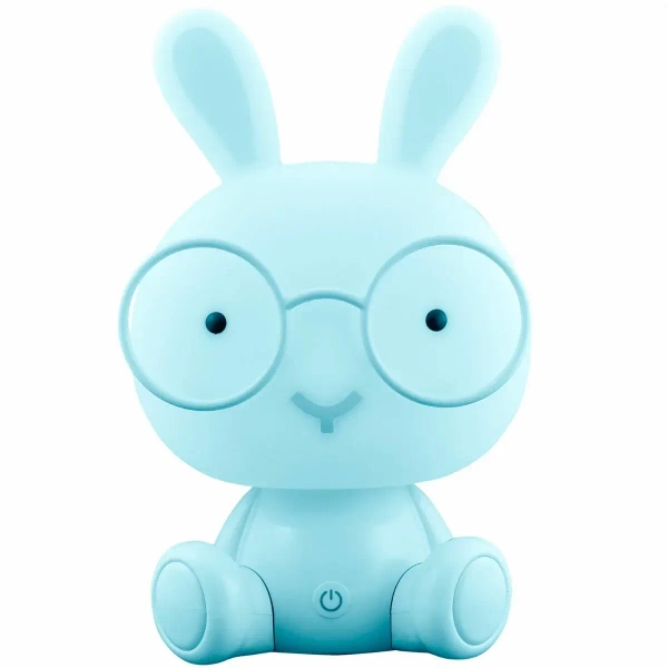 Stołowa lampka dekoracyjna KRÓLIK 327048 LED 2,5W USB dziecięca niebieska