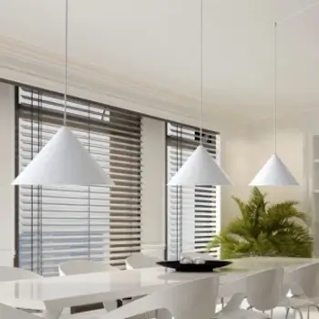 Klosz jadalniany Cameleon Zenith L 8071 Nowodvorski trójkątny biały