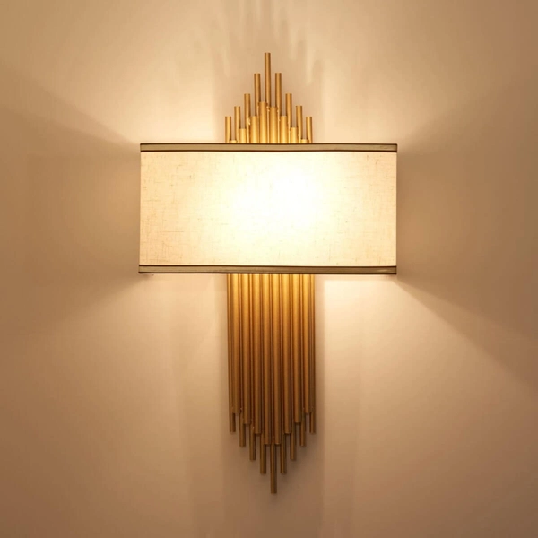 Ścienna lampa Chalette CGCHALETTE-1 Copel do przedpokoju złota biała