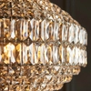 Wisząca lampa glamour L&-199155 crystal srebrny przezroczysty