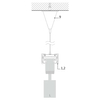 ZAWIESIE linowe PROFILE SUSPENSION KIT 9460 Nowodvorski ZWIS do 1-fazowego systemu szynowego czarny