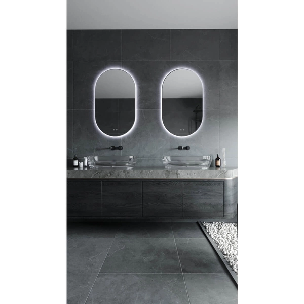 Prostokątne lustro łazienkowe MIRROR W0388 LED 23W 3000-5000K ściemnialne