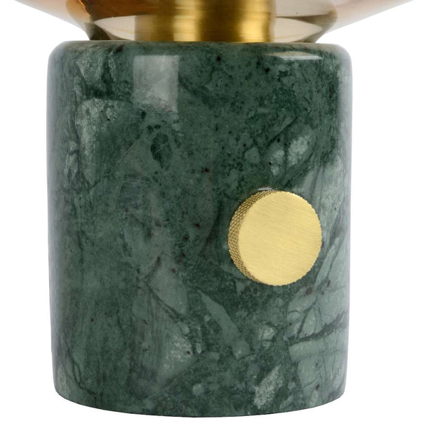 Loftowa LAMPA stołowa CHARLIZE 03520/01/62 Lucide marmurowa LAMPKA stojąca zielona bursztynowa