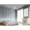 Lampa wisząca SPIDER P0270 Maxlight nowoczesna LED 33W 3000K sticks białe
