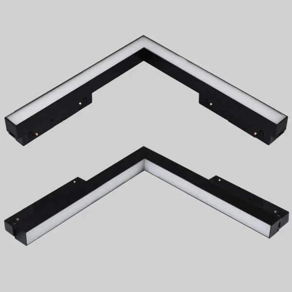 Szynowa oprawa Magneto Abigali LWQ-M09 LED 24W l-kształtna czarna 