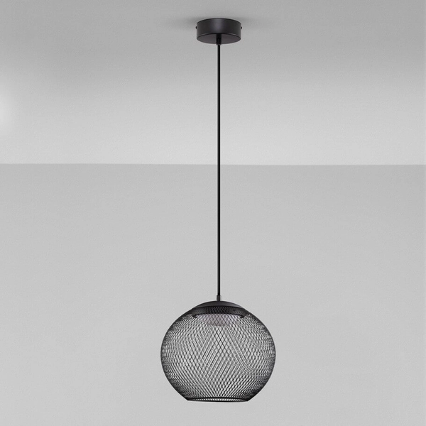 Lampa zwisająca druciana RITA LE44253 LED 12W 3000K kula czarna