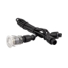 Okrągłe oczko łazienkowe IKON 94430 LED 0,75W 3000-4000K IP67 przezroczyste